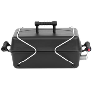 1-Burner Deluxe Portable Propane Gas Table Top Grill in Black