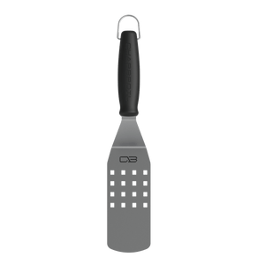 Black-handled grater with green squares, "CB" logo.