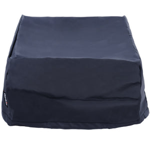 Dark blue outdoor grill cover by Char-Broil.