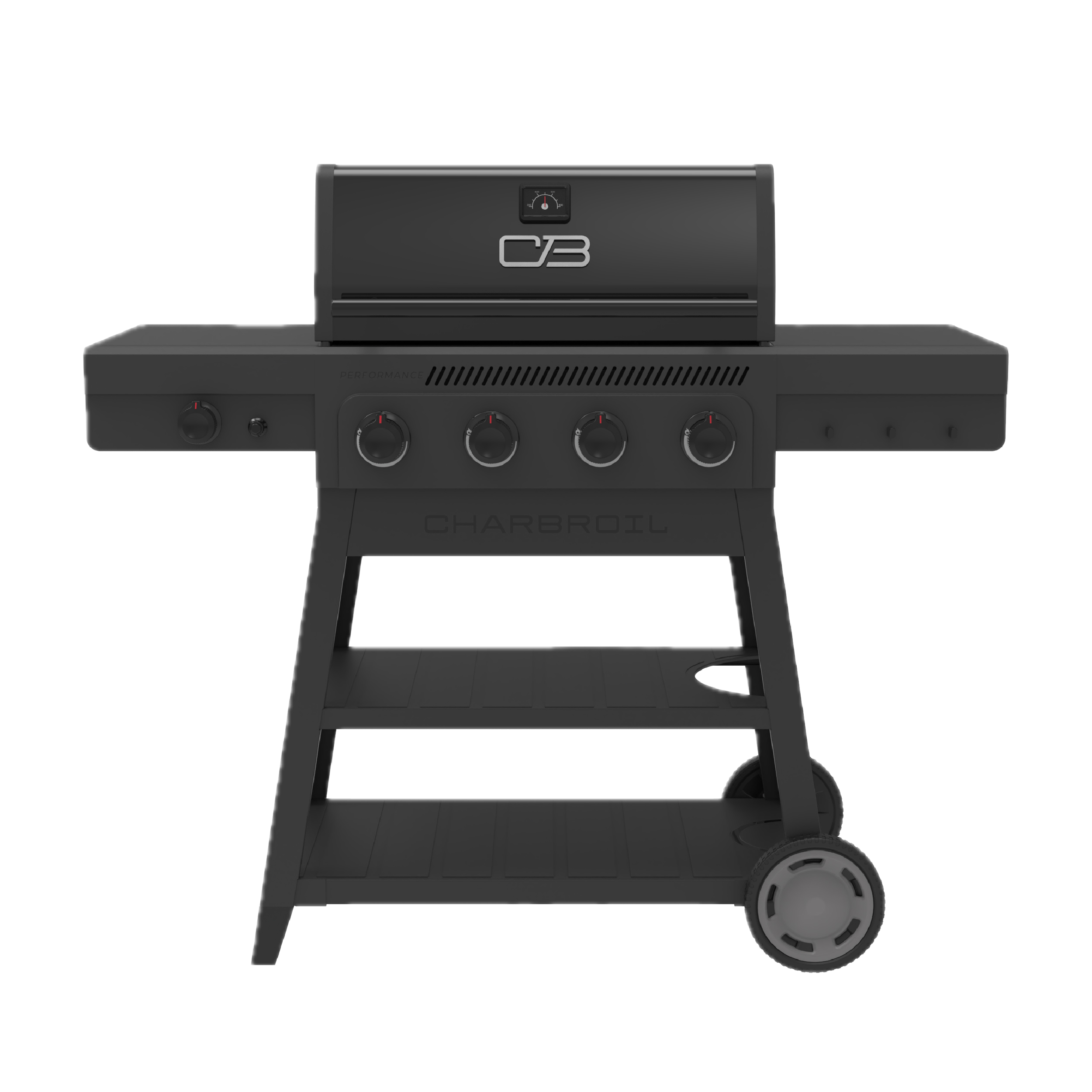 Performance Series™ FlavorMax™ 4 Burner Cart Gas Grill with Side Burne