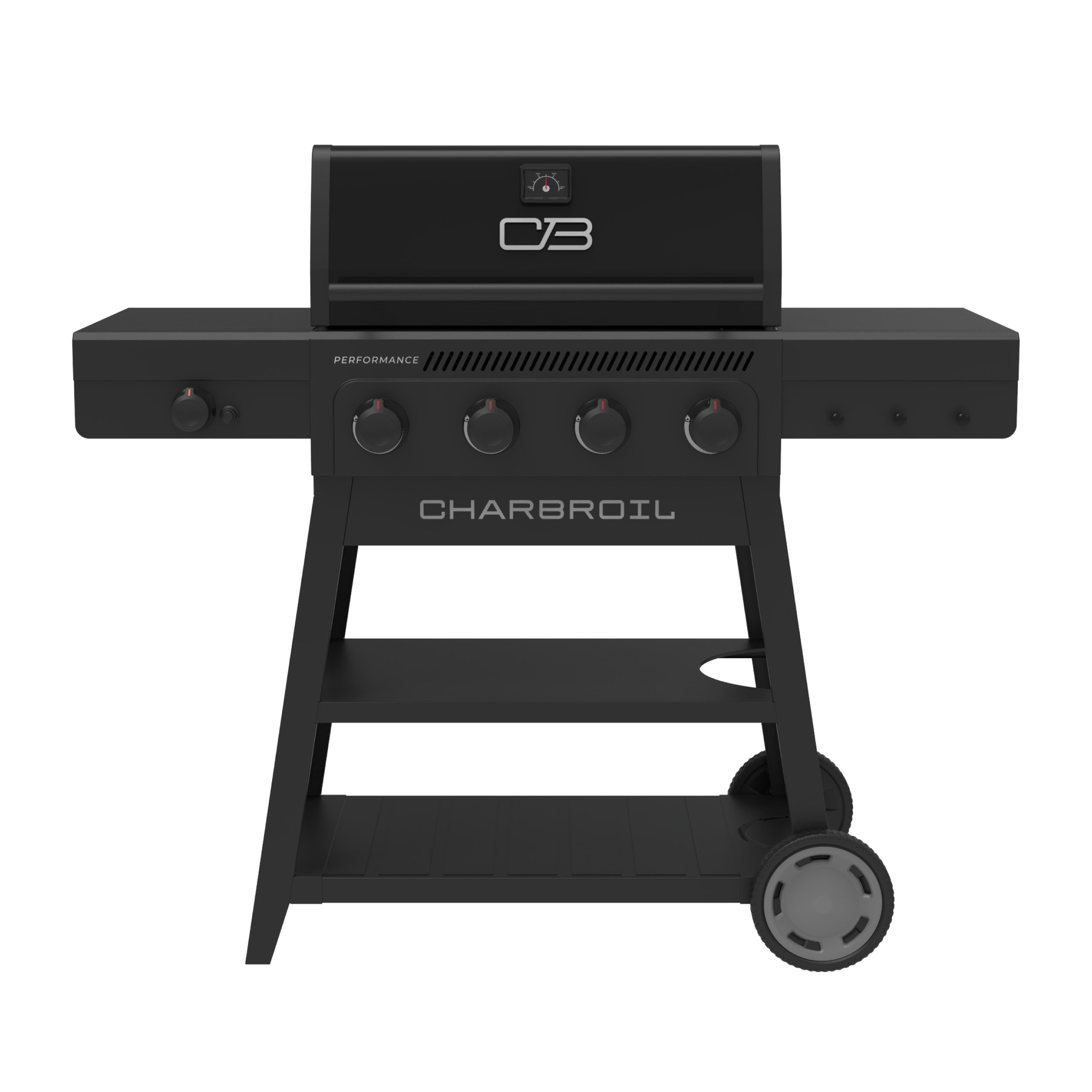 Performance Series™ FlavorMax™ 4 Burner Cart Gas Grill with Side Burne