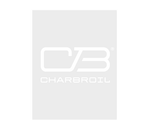 Char-Broil logo in white on a light gray background, featuring bold, modern lettering.