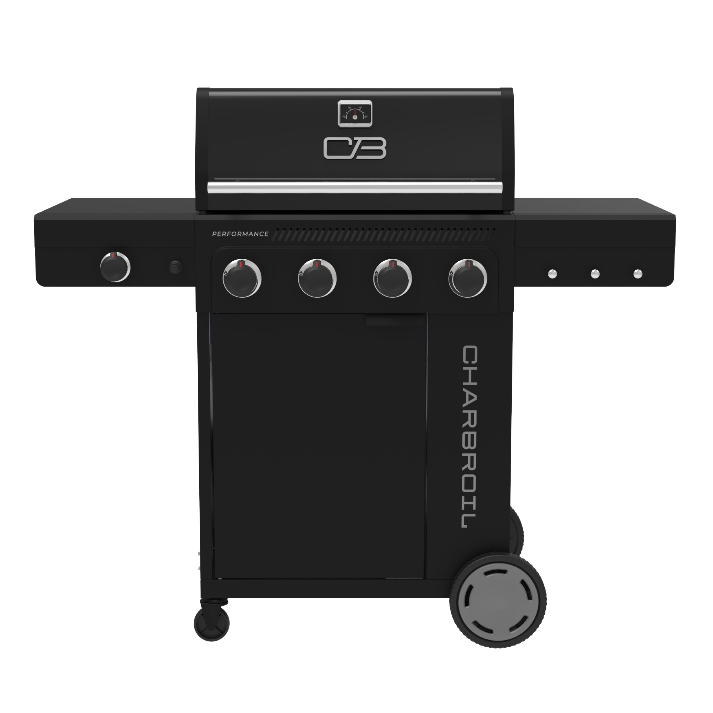 Performance Series™ FlavorMax™ 4 Burner Gas Grill Cabinet with Side Bu