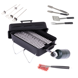 Portable Gas Grill Ultimate Tailgate Bundle