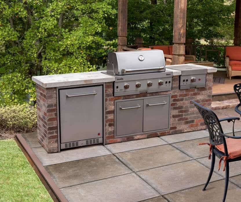 Built-In Kitchen on patio